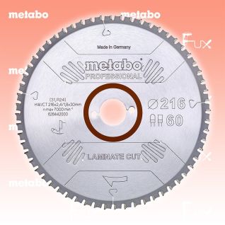 Metabo Kreissägeblatt 254 mm professional