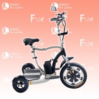 EWO life quality E-Rollator Lenker zum Körper gebogen