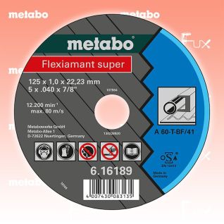 Metabo Trennscheibe Stahl 125 mm