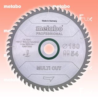 Metabo Kreissägeblatt 160 mm professional